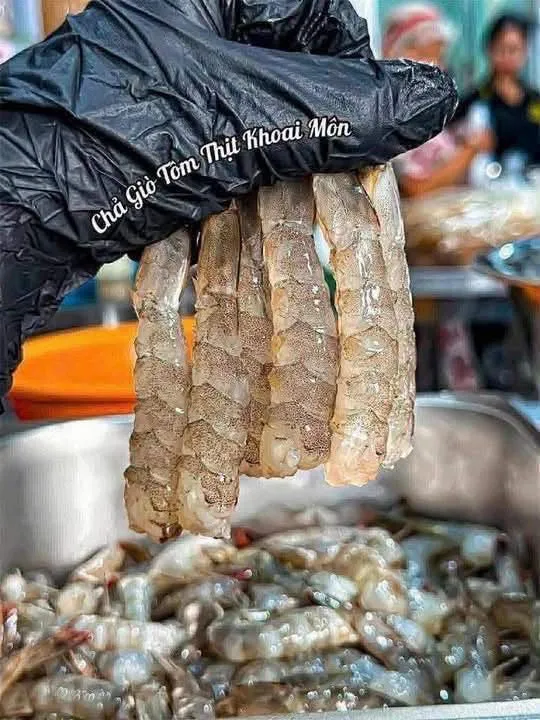 Chả giò tôm thịt khoai môn – ảnh 4