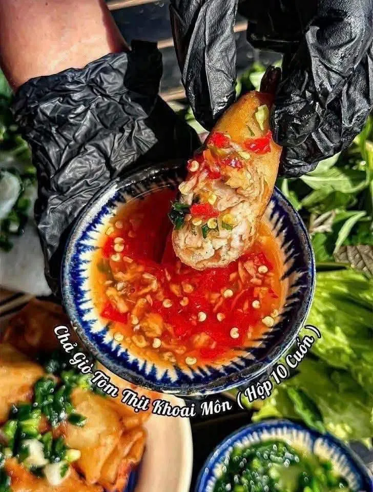 Chả giò tôm thịt khoai môn – ảnh 2