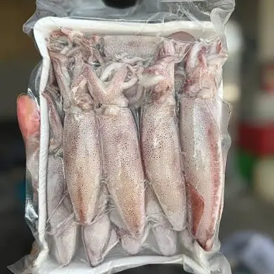 Mực lá làm sạch